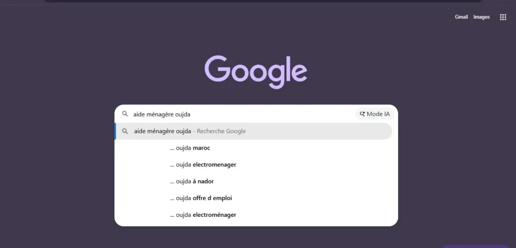 Suggestion d'aide ménagère oujda