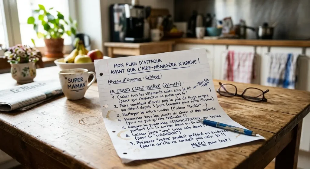  liste de tâches avec les priorités de ménage